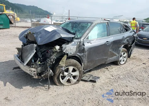 2022 Toyota Highlander Le из США, поврежденный, VIN 5TDBZRBH8NS186848